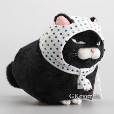 Hige Manjyu Maekake Cat Collection 8 Inch Plush